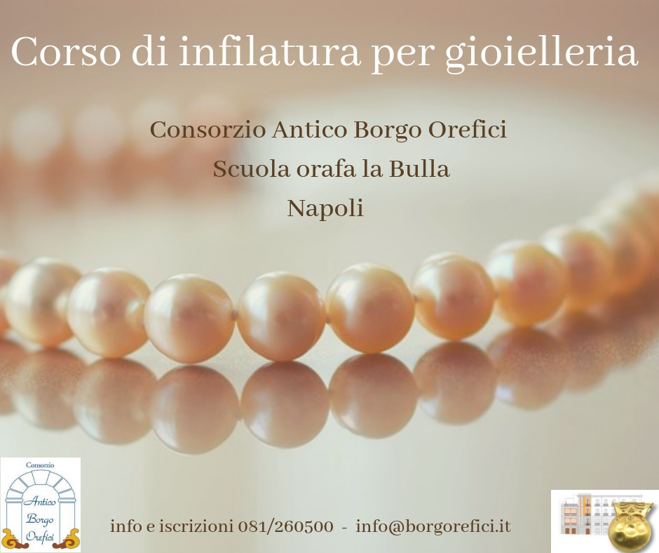 Corso di infilatura per gioielleria