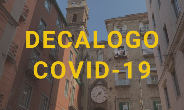 DECALOGO Antidiffusione Covid-19