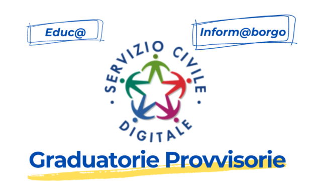 Servizio Civile Digitale 2023: ecco le graduatorie provvisorie