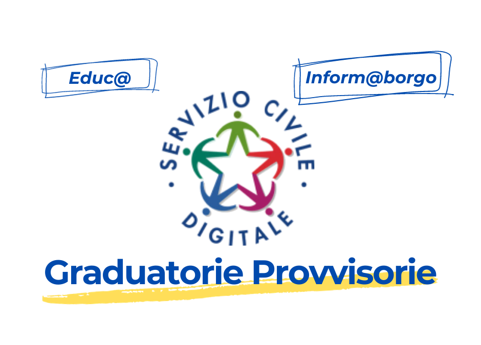 Servizio Civile Digitale 2023: ecco le graduatorie provvisorie